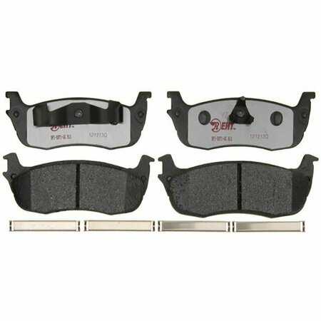 R/M BRAKES BRAKE PADS OEM OE Replacement Hybrid Technology Includes Mounting Hardware EHT711H